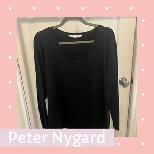 Peter Nygard Classic Black Top